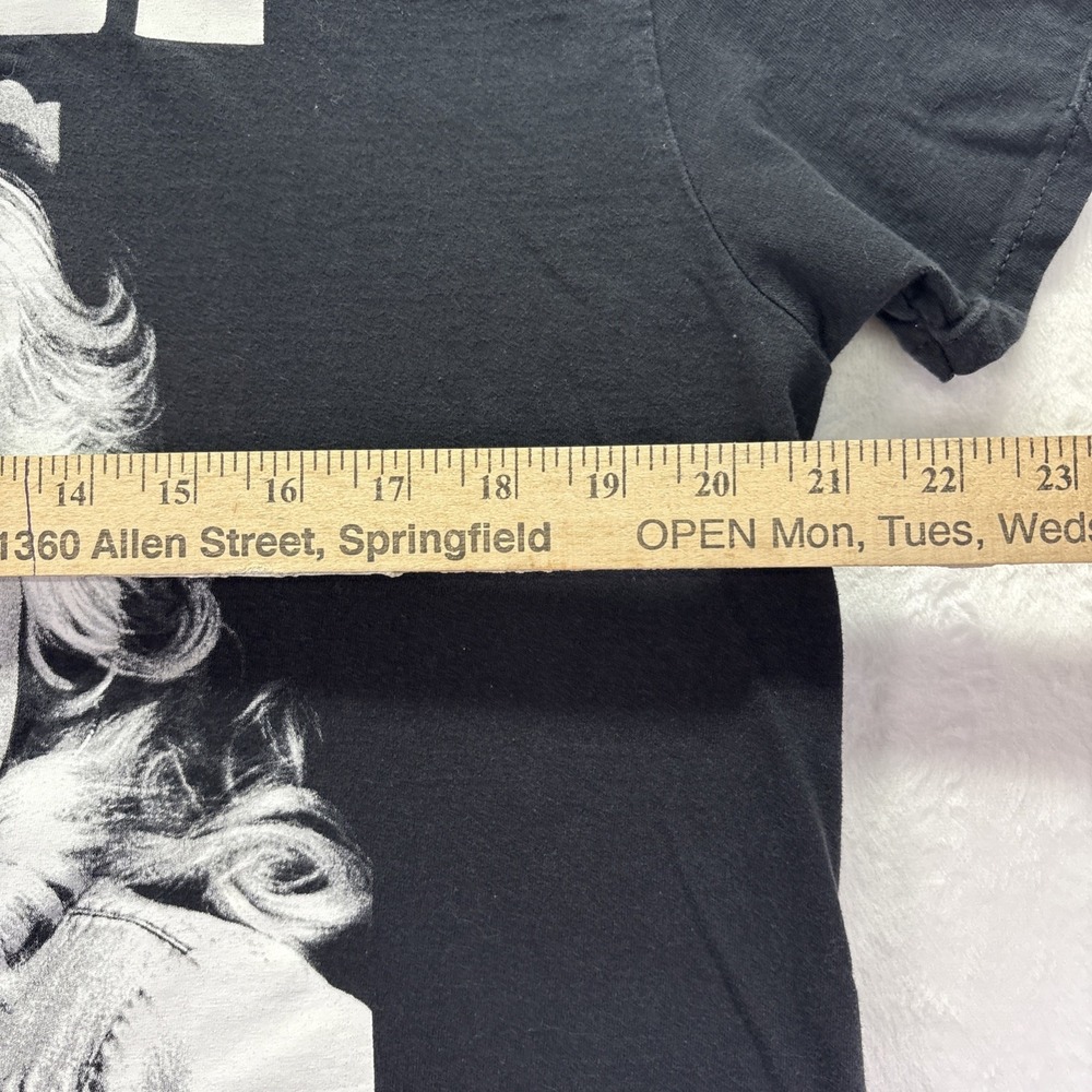 Dolly Parton Womens Black Cotton Tshirt-Size L (42-44)-Portrait - Picture 5 of 7